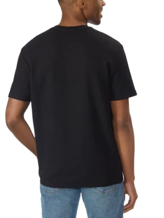NWT Calvin Klein Men's Short-Sleeved Waffle Tee - Black - Size XXL - Picture 2 of 3